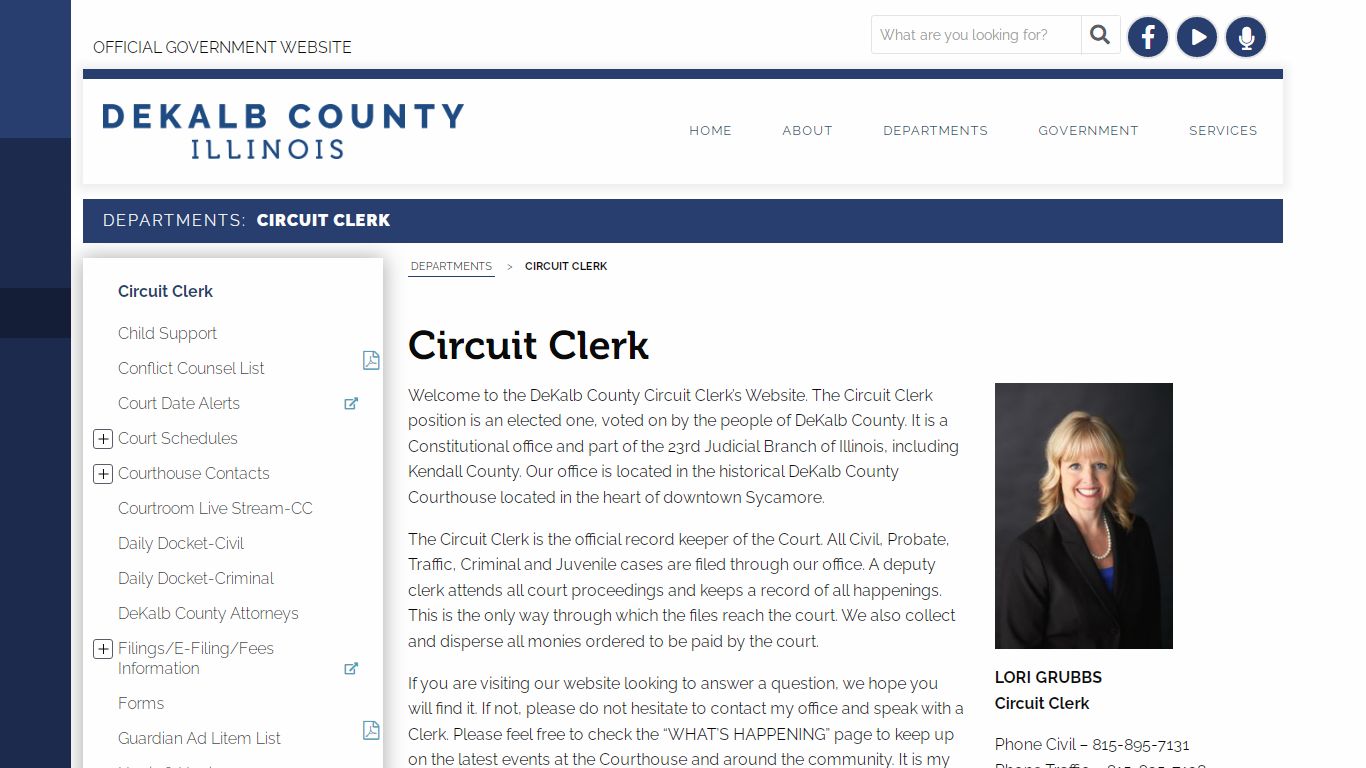 Circuit Clerk - DeKalb County, Illinois